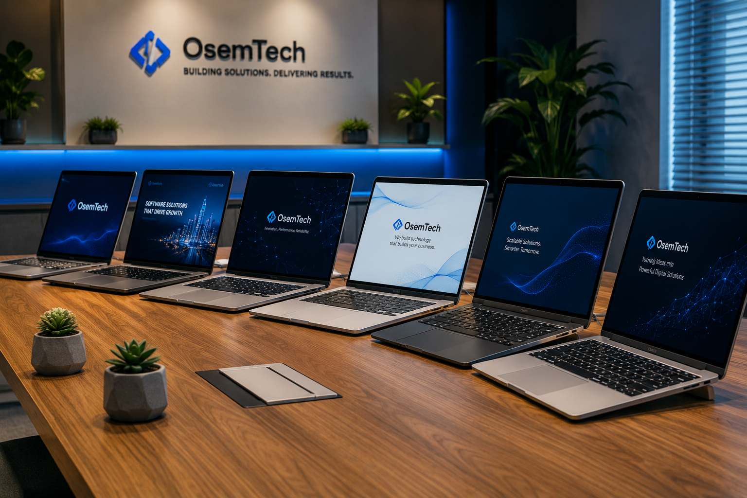 Inside the OsemTech studio — collaborative teamwork, innovative solutions, quality assurance, result driven